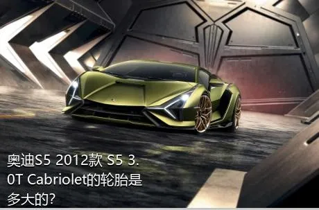 奥迪S5 2012款 S5 3.0T Cabriolet的轮胎是多大的？