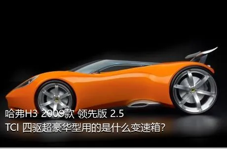 哈弗H3 2009款 领先版 2.5TCI 四驱超豪华型用的是什么变速箱？