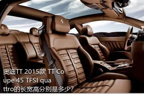 奥迪TT 2015款 TT Coupe 45 TFSI quattro的长宽高分别是多少？