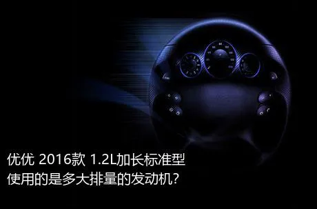 优优 2016款 1.2L加长标准型使用的是多大排量的发动机？