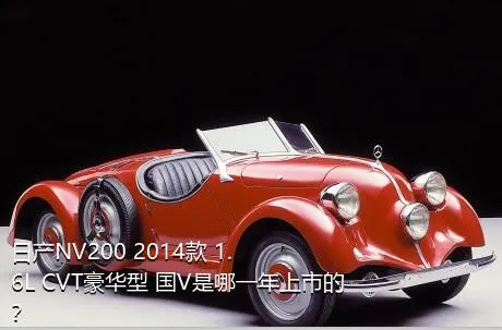 日产NV200 2014款 1.6L CVT豪华型 国V是哪一年上市的？