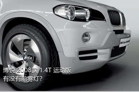 博悦 2008款 1.4T 运动版有没有前雾灯？