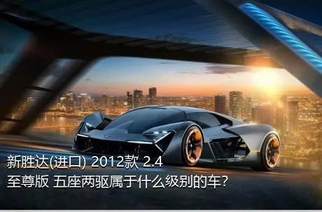 新胜达(进口) 2012款 2.4 至尊版 五座两驱属于什么级别的车？