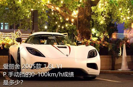 爱丽舍 2005款 1.6L VIP 手动挡的0-100km/h成绩是多少？