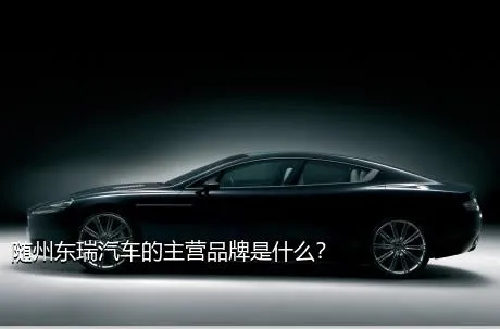 随州东瑞汽车的主营品牌是什么？