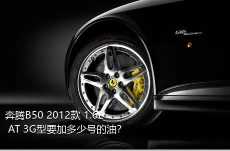 奔腾B50 2012款 1.6L AT 3G型要加多少号的油？