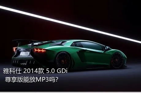 雅科仕 2014款 5.0 GDi 尊享版能放MP3吗？