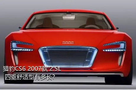 猎豹CS6 2007款 2.5L 四驱舒适型有多长？