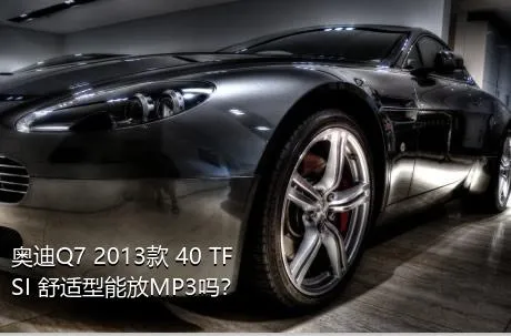 奥迪Q7 2013款 40 TFSI 舒适型能放MP3吗？