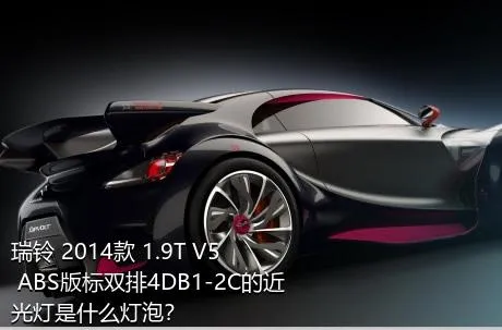 瑞铃 2014款 1.9T V5 ABS版标双排4DB1-2C的近光灯是什么灯泡？