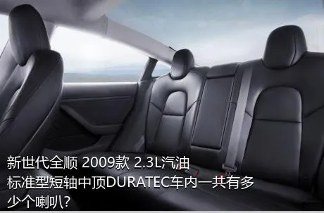 新世代全顺 2009款 2.3L汽油标准型短轴中顶DURATEC车内一共有多少个喇叭？