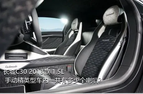 长城C30 2013款 1.5L 手动精英型车内一共有多少个喇叭？