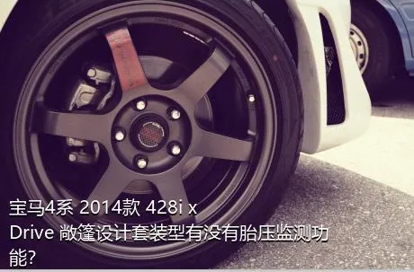 宝马4系 2014款 428i xDrive 敞篷设计套装型有没有胎压监测功能？