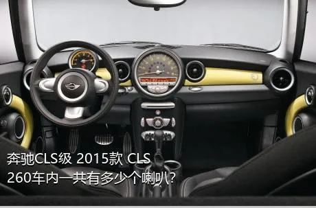 奔驰CLS级 2015款 CLS 260车内一共有多少个喇叭？