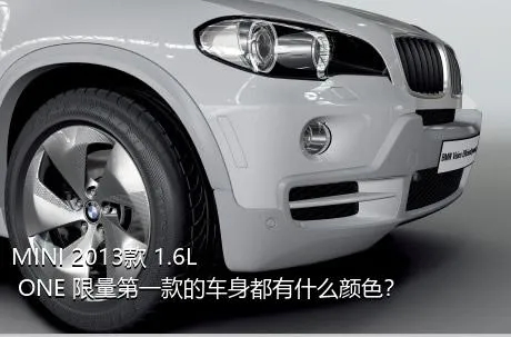 MINI 2013款 1.6L ONE 限量第一款的车身都有什么颜色？