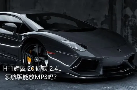 H-1辉翼 2011款 2.4L 领航版能放MP3吗？