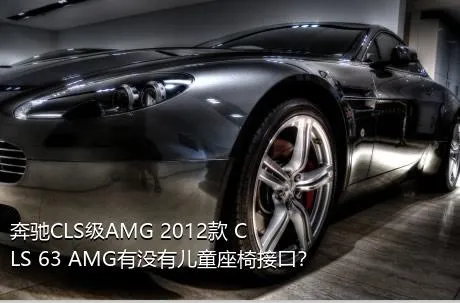 奔驰CLS级AMG 2012款 CLS 63 AMG有没有儿童座椅接口？