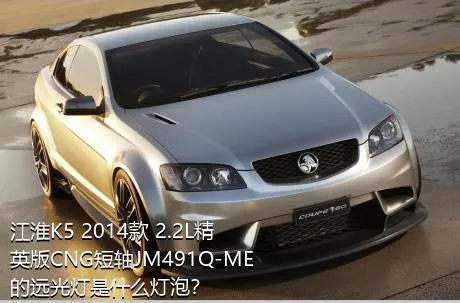 江淮K5 2014款 2.2L精英版CNG短轴JM491Q-ME的远光灯是什么灯泡？