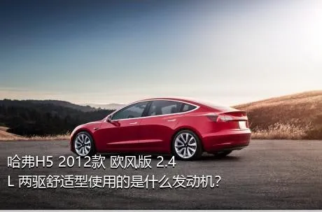 哈弗H5 2012款 欧风版 2.4L 两驱舒适型使用的是什么发动机？