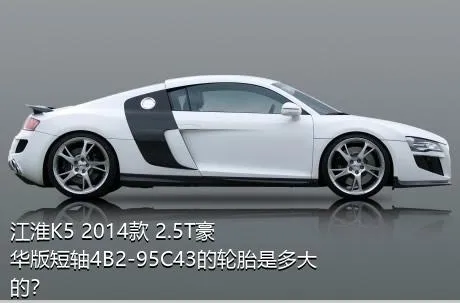 江淮K5 2014款 2.5T豪华版短轴4B2-95C43的轮胎是多大的？