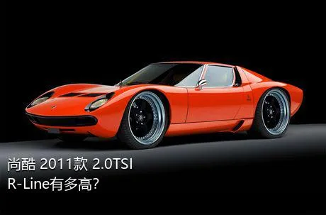 尚酷 2011款 2.0TSI R-Line有多高？