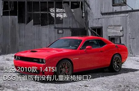 昊锐 2010款 1.4TSI DSG智雅版有没有儿童座椅接口？