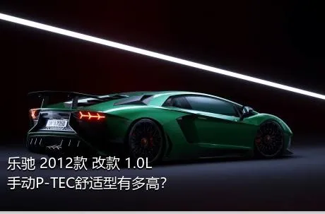 乐驰 2012款 改款 1.0L 手动P-TEC舒适型有多高？