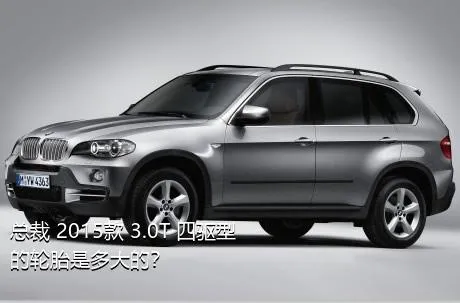 总裁 2015款 3.0T 四驱型的轮胎是多大的？