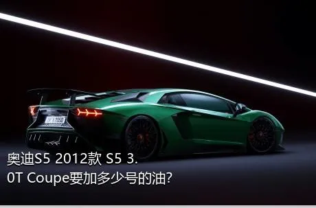 奥迪S5 2012款 S5 3.0T Coupe要加多少号的油？