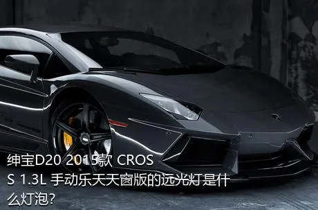 绅宝D20 2015款 CROSS 1.3L 手动乐天天窗版的远光灯是什么灯泡？