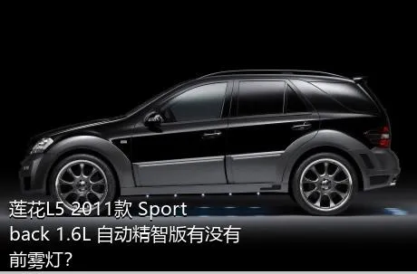 莲花L5 2011款 Sportback 1.6L 自动精智版有没有前雾灯？