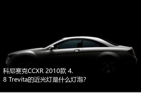 科尼赛克CCXR 2010款 4.8 Trevita的近光灯是什么灯泡？