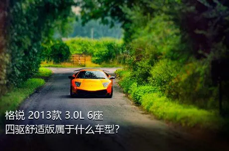 格锐 2013款 3.0L 6座四驱舒适版属于什么车型？