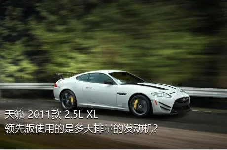 天籁 2011款 2.5L XL领先版使用的是多大排量的发动机？