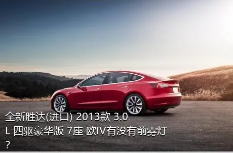 全新胜达(进口) 2013款 3.0L 四驱豪华版 7座 欧IV有没有前雾灯？