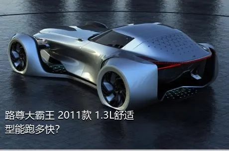 路尊大霸王 2011款 1.3L舒适型能跑多快？