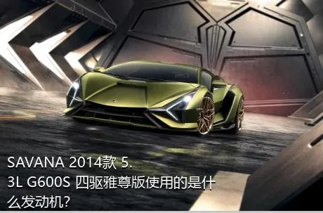 SAVANA 2014款 5.3L G600S 四驱雅尊版使用的是什么发动机？