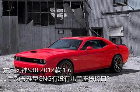 东风风神S30 2012款 1.6L 手动尊雅型CNG有没有儿童座椅接口？