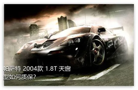 帕萨特 2004款 1.8T 天窗型如何质保？