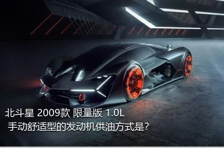 北斗星 2009款 限量版 1.0L 手动舒适型的发动机供油方式是？