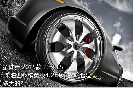 拓陆者 2015款 2.8T E5 柴油四驱精英版4J28TC2的轮胎是多大的？