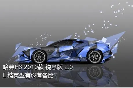 哈弗H3 2010款 锐意版 2.0L 精英型有没有备胎？