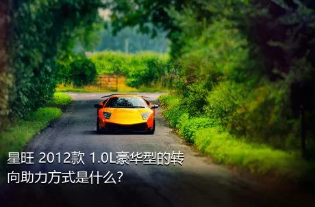 星旺 2012款 1.0L豪华型的转向助力方式是什么？