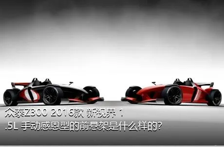 众泰Z300 2016款 新视界 1.5L 手动感恩型的前悬架是什么样的？