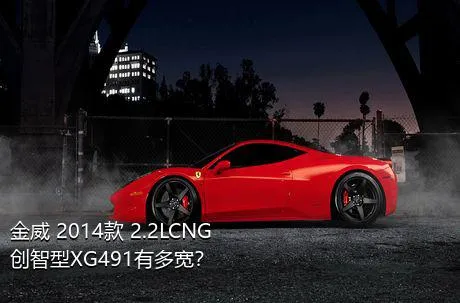 金威 2014款 2.2LCNG创智型XG491有多宽？