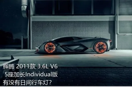 辉腾 2011款 3.6L V6 5座加长Individual版有没有日间行车灯？