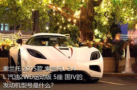 索兰托 2015款 索兰托L 2.4L 汽油2WD运动版 5座 国IV的发动机型号是什么？