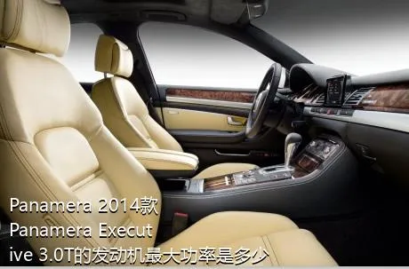 Panamera 2014款 Panamera Executive 3.0T的发动机最大功率是多少？