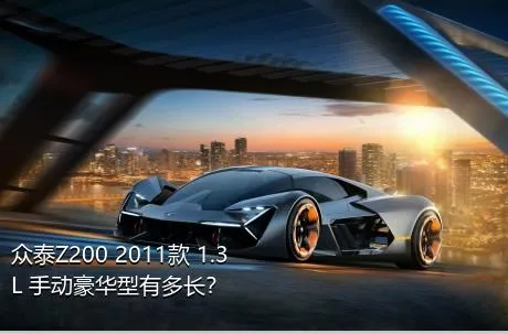 众泰Z200 2011款 1.3L 手动豪华型有多长？