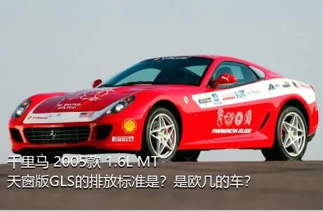 千里马 2005款 1.6L MT天窗版GLS的排放标准是？是欧几的车？